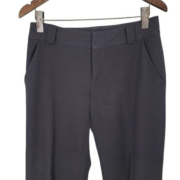 Sundance‎ Black Wide Leg Dress Cuffed Pants Women's Size 4 - Picture 4 of 8